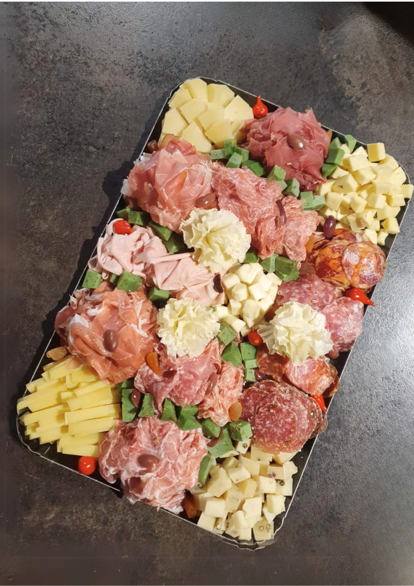 Plateau apéritif charcuterie et fromage